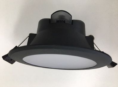 Black LED Downlight 7W Dimmable IP 54