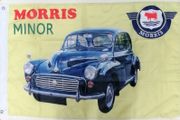 Morris Minor Flag(Dark Blue).