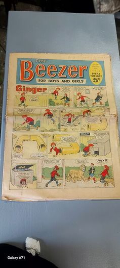 The breezer comic march 23 ,1968,vintage collectors item, thank you.,sold as is ,see pictures for condition used,