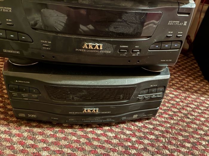 VINTAGE Akai hifi av surround system