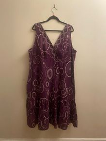 Debenhams purple dress (size 20)