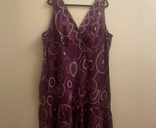 Debenhams purple dress (size 20)