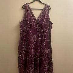 Debenhams purple dress (size 20)