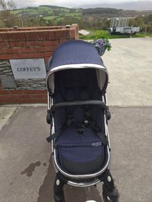 Egg pram 3-piece set in navy