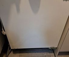 Undercounter fridge freezer integrated Zanussi