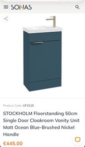 Bathroom vanity unit