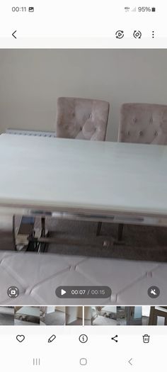 Marble Kitchen table and chairs