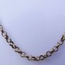 Vintage 9 Ct Yellow Gold 375 Belcher Link Chain Necklace 20" Long 6,30g Image 5