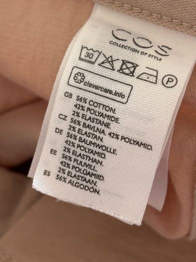 COS relaxed fit chinos
