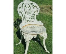 Cast Iron Chair Ornate CH-R-703B