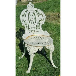 Cast Iron Chair Ornate CH-R-703B