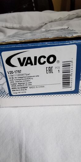 Vaico Crankcase Breather Valve for BMW 1 Series 3 Series 5 Series X1 X3