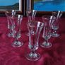 6 Pieces Irish Shamrock Gold Rimmed Footed Shot Glasses Image 4