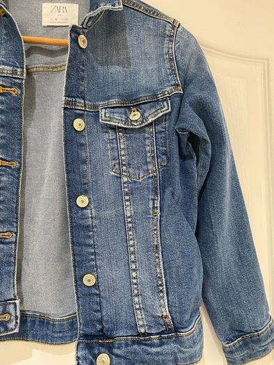 Girls Zara denim jacket age 10
