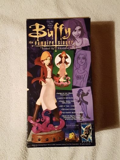 Buffy The Vampire Slayer Electric Tiki Toon Statue Tough Love Willow New Buffy BTVS Angel Willow Spike Faith
