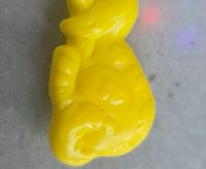 Yellow Dog Brush from Barnacle Big Brother Ponies HTF MLP G1 My Little Pony Accessories