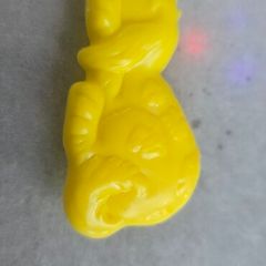 Yellow Dog Brush from Barnacle Big Brother Ponies HTF MLP G1 My Little Pony Accessories