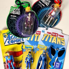 Superman, Nightwing, Raven, Joker & Harley Funko Action Figures