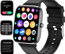 Smart Watch Android Phone 1.44'' Inch Color Screen Bluetooth Call Blood Oxygen/Pressure Monitoring Smart Watch Women Men