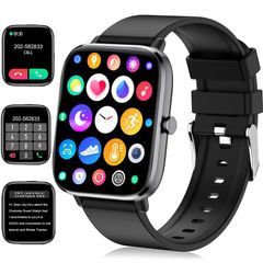 Smart Watch Android Phone 1.44'' Inch Color Screen Bluetooth Call Blood Oxygen/Pressure Monitoring Smart Watch Women Men