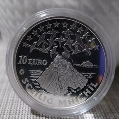 Irland 10 Euro Skellig Michael 2008 Silver Proof