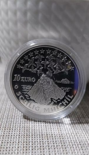 Irland 10 Euro Skellig Michael 2008 Silver Proof