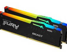 Kingston FURY Beast RGB 64GB (2 x 32GB) 5600MHz DDR5 CL40 DIMM Desktop Gaming Memory
