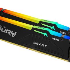 Kingston FURY Beast RGB 64GB (2 x 32GB) 5600MHz DDR5 CL40 DIMM Desktop Gaming Memory