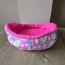 Guinea pig bed - hot pink circles Image 2