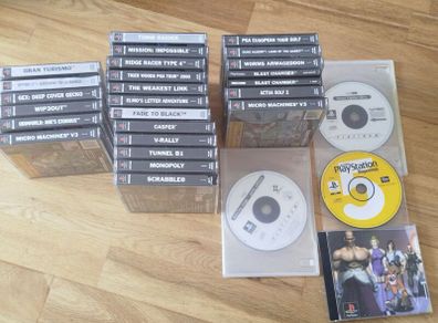 Collection of Original PS1 Games - Classic Titles (Gran Turismo, Spyro 2, Tomb Raider, Wipeout) One Lot