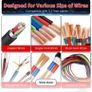 Small Manual wire cable copper stripping Machine/drill order, 6 channels 3-17mm, adjustable height razor wire razor wire drill for used cables, domestic and industrial single-pole wires Image 5