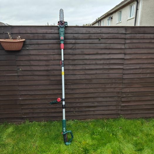 Parkside Cordless Pole Pruner / Telescopic Chainsaw (Battery & Charger Included)