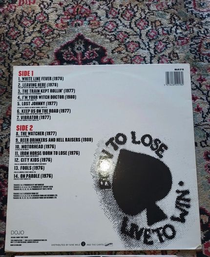 Motorhead: born to loose LP