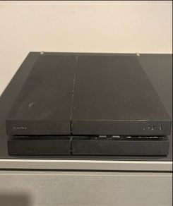 PlayStation 4 with cables