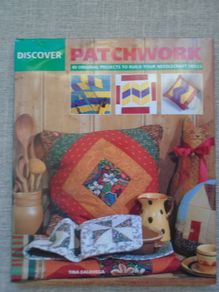 Discover Patchwork, Hardback book, 40 projects,Craft book, Sewing book