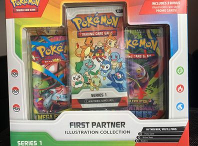 Pokemon First Partner Series 1 illustration collection