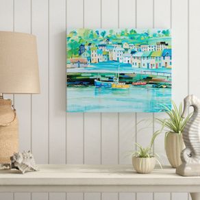 Canvas print "Harbour Colours" by Jeremy Thompson