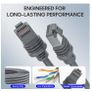 Starlink Gen3 Cable 150FT/46M  Waterproof Extension for Gen 3 Dish and Router, Durable Outdoor Starlink Accessories, Compatible with Standard Kit, Gray Image 4