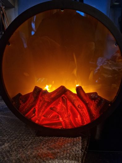 The Grange LED Battery Operated Fireplace Lantern