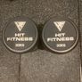 Dumbbell Pair 30kg Hit Fitness Round Rubber Image 2