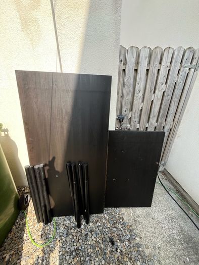 IKEA Linnmon Large and Small Tabletops with legs