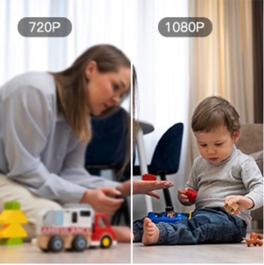 Home Security Indoor WiFi Camera 360 Degree Panoramic Camera, 5G Dual Band WiFi Camera, HD 1080P Home Camera, Security Cameras Monitor for Baby/Elder/Pet/Nanny