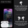 Wireless Headphones, Wireless Bluetooth 5.3 Earbuds 3D HiFi Stereo Headphones Noise Cancellation in-Ear Built-in Mic with Charging Case, IPX8 Waterproof Earphones for iphone/Android/Samsung/IOS (FREE POSTAGE) Image 3