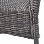 Dining Chairs 6 pcs Brown Kubu Rattan and Mango Wood Image 7
