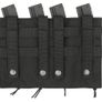 MOLLE Speed Quad MP5/SMG Magazine Pouch - Black Image 2