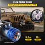 13500LBS 12V Electric Winch for 4X4 92FT Synthetic Car Trailer Ropes Towing Strap With Wireless Control ATV Truck Off Road Image 4