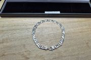Men's Sterling Silver 925 Link Bracelet 19cm Boxed