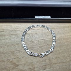 Men's Sterling Silver 925 Link Bracelet 19cm Boxed