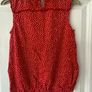 Next Red polkadot top with Peter Pan collar Image 2