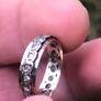 9ct Gold & Sterling Silver Ring Set With Quartz Crystals Image 3